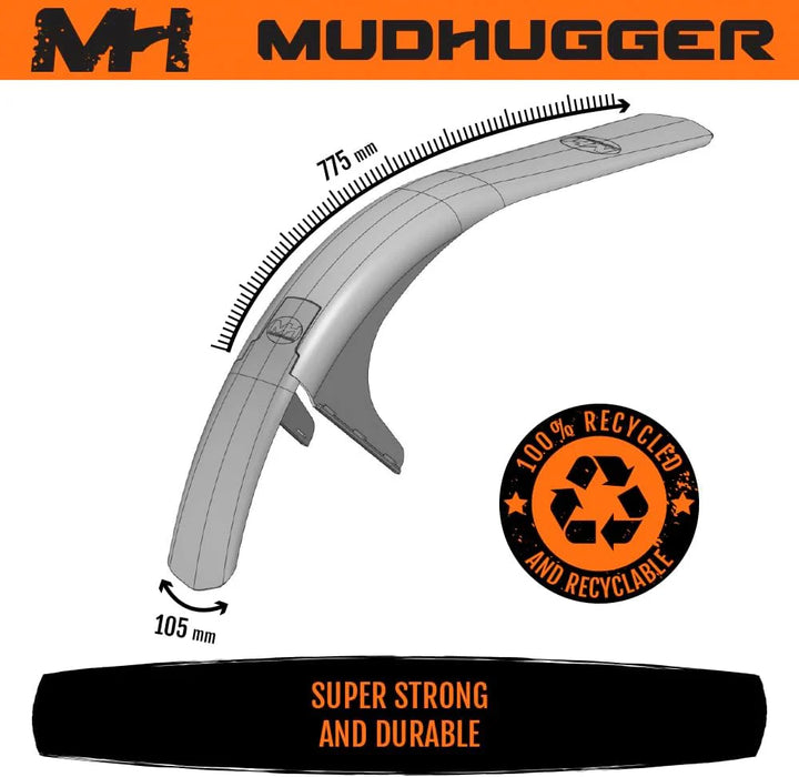 Mudhugger Large Rear Mudguard (MK2)