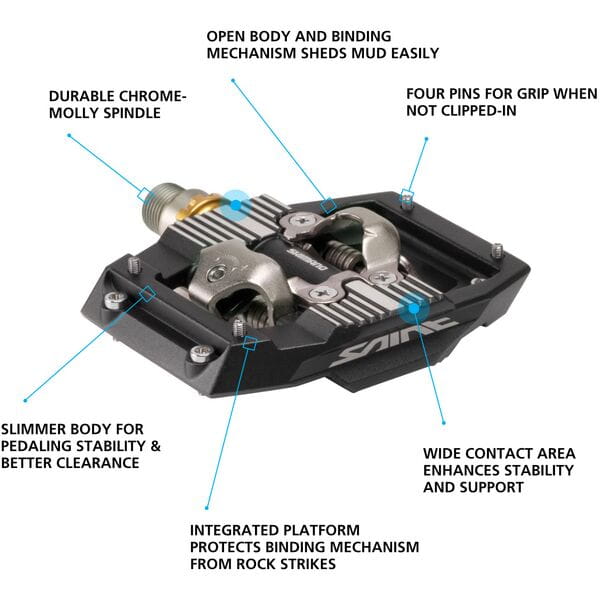 Shimano M821 Shimano Saint Pedals