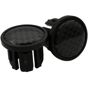 M-Part Carbon fibre look bar end plugs for Road bikes