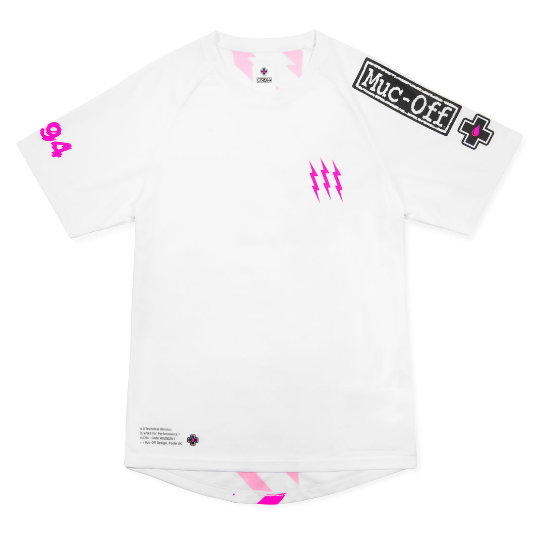 Muc Off Short Sleeve Riders Jersey - White