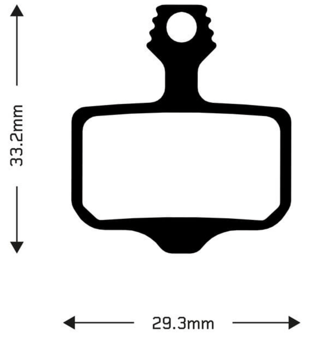 Aztec Avid Elixir disc brake pads organic