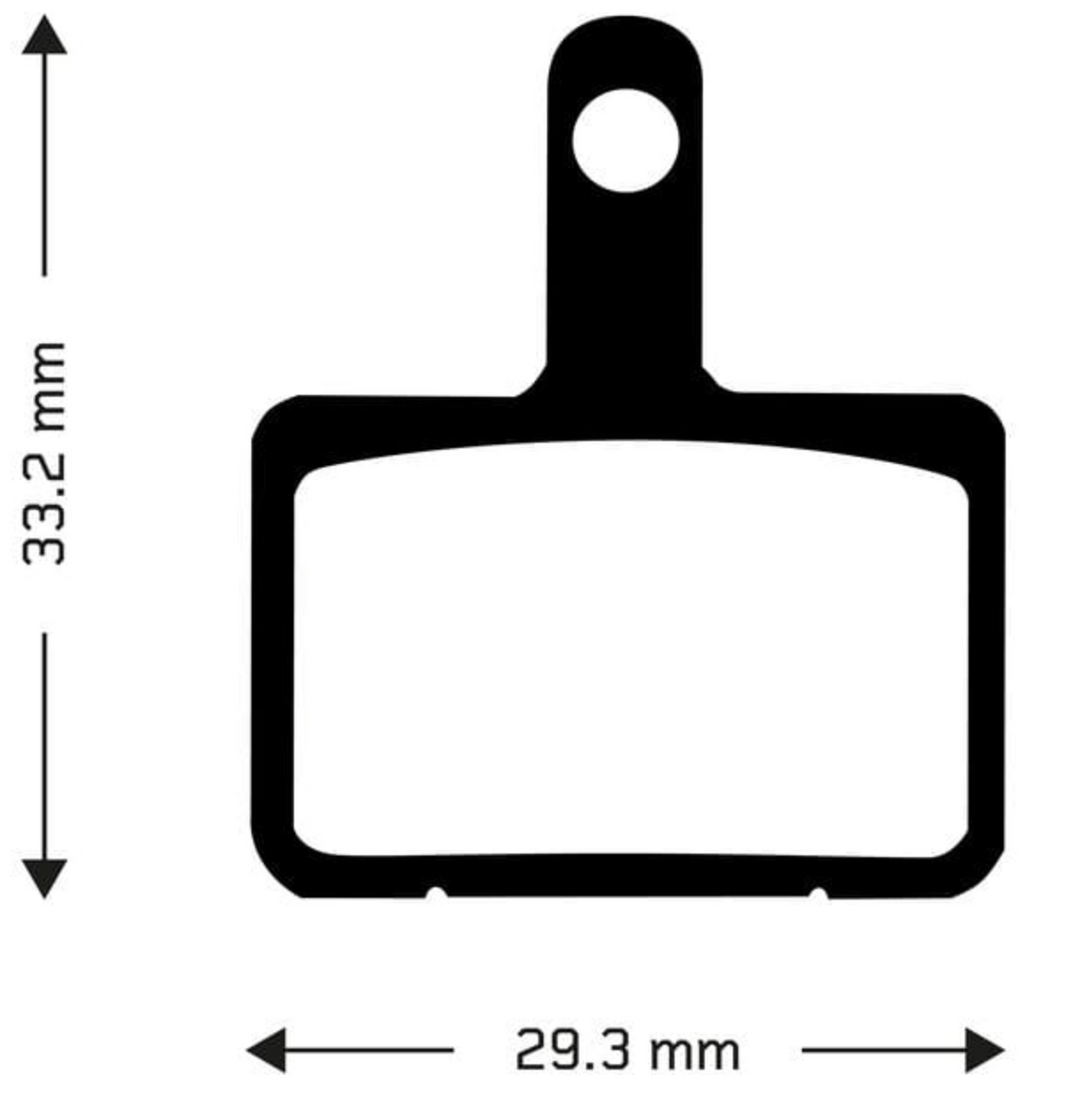 Aztec Shimano Deore 515 disc brake pads organic