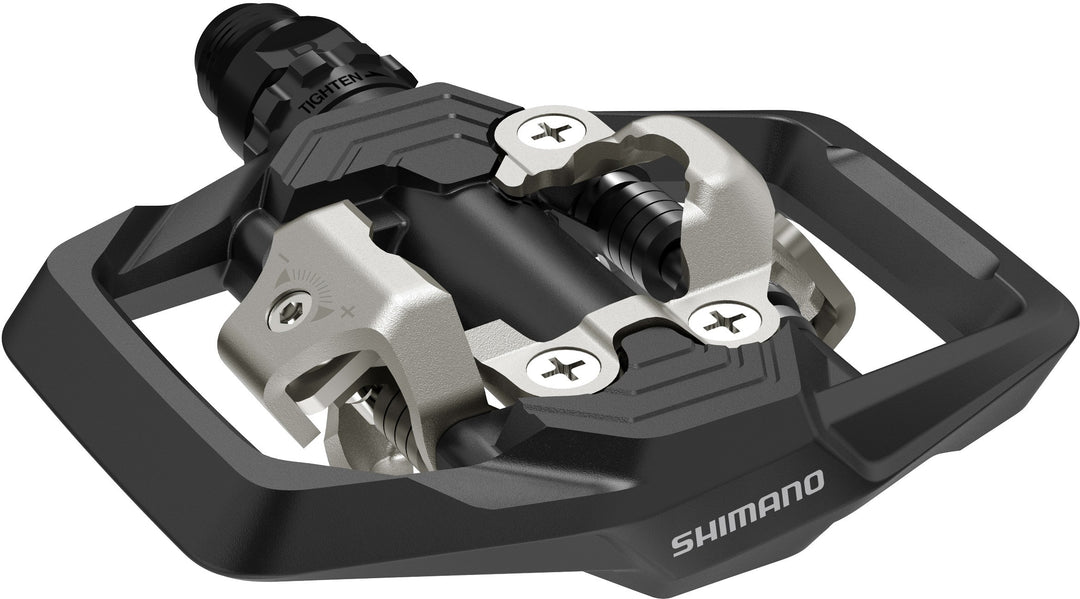 Shimano ME700 SPD pedals, black